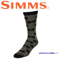 Носки Simms Daily Sock Woolly Bugger Moss