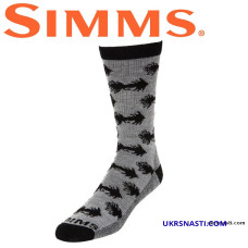 Носки Simms Daily Sock Woolly Bugger Steel размер M
