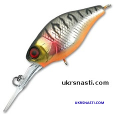 Воблер плавающий Jackall Diving Chubby 38 длина 3,8 см вес 4,3 грамм цвет uv mat silver tiger