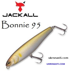 Воблер поверхностный плавающий Jackall Bonnie 95 длина 9,5 см вес 12,5 грамм 