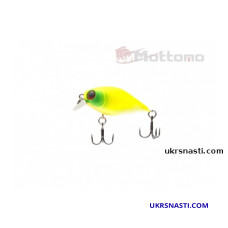 Воблер Mottomo Chubber 36F 3,8 грамм Плавающий цвет Chart Yellow