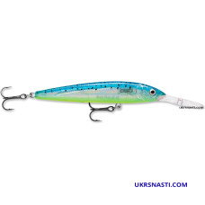 Воблер Rapala Downdeep Husky Jerk 11 грамм суспендер цвет GBM